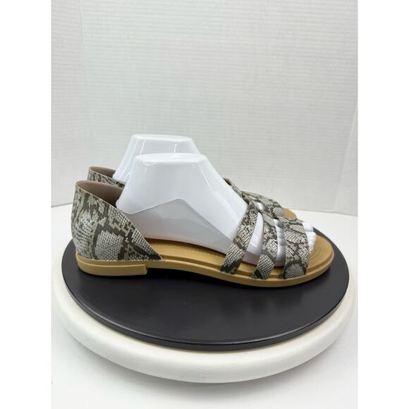 Crocs Womens Tulum Iconic Comfort Snake Print Slip On Sandals Size 11 Slip On - Picture 4 of 11